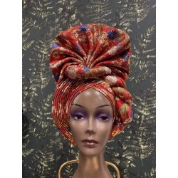 AUTOGELE/TURBAN PEACOCK