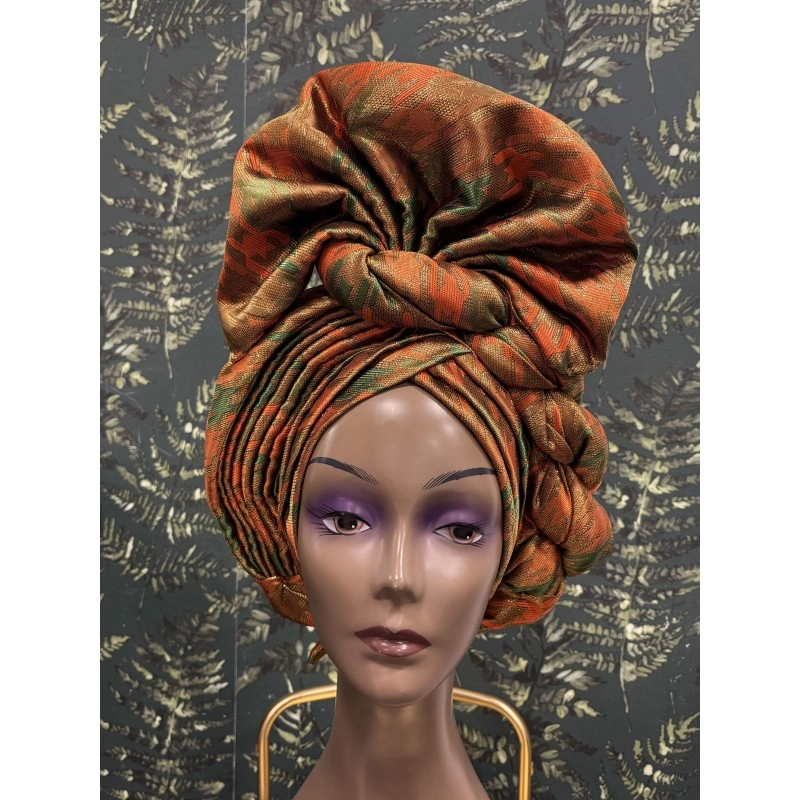 AUTOGELE/TURBAN PEACOCK
