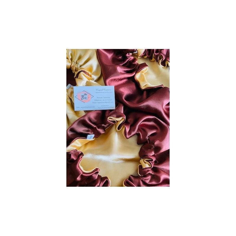 BONNET EN SATIN MARIAM -...